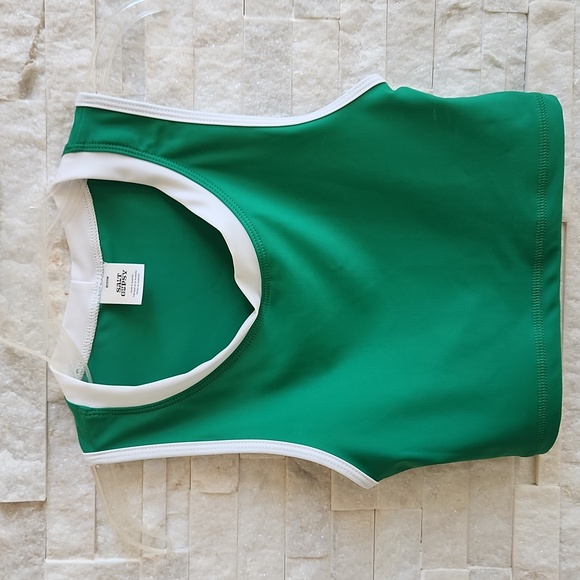 NWOT Salt Gypsy FP Womens Crop Surf Top Swimwear Green Sleeveless Size M New - Picture 8 of 13